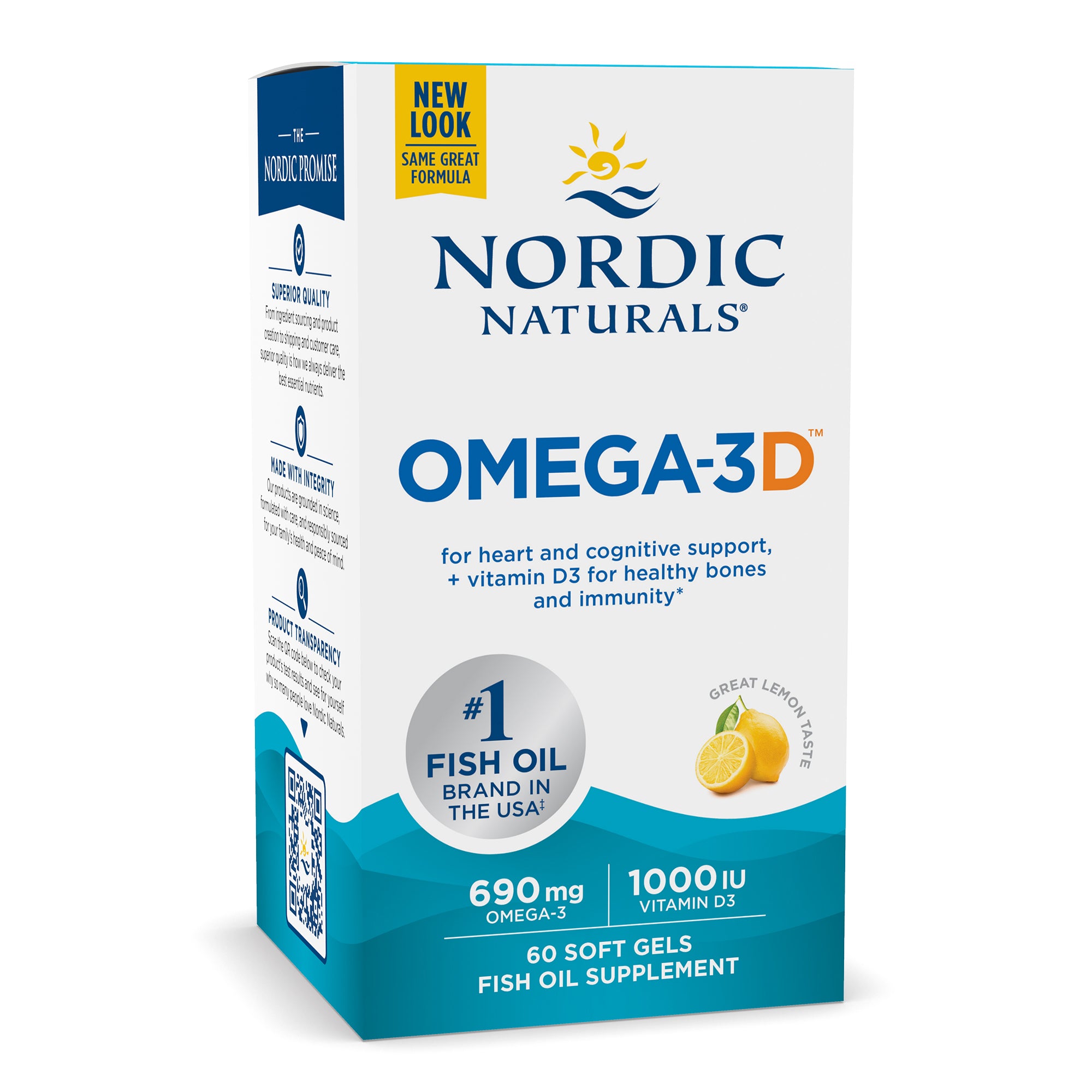 Omega鱼油+维生素D3